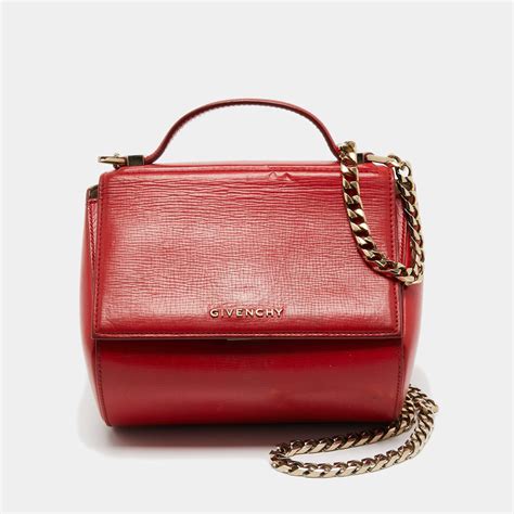 red givenchy bag mini|givenchy pandora mini crossbody bag.